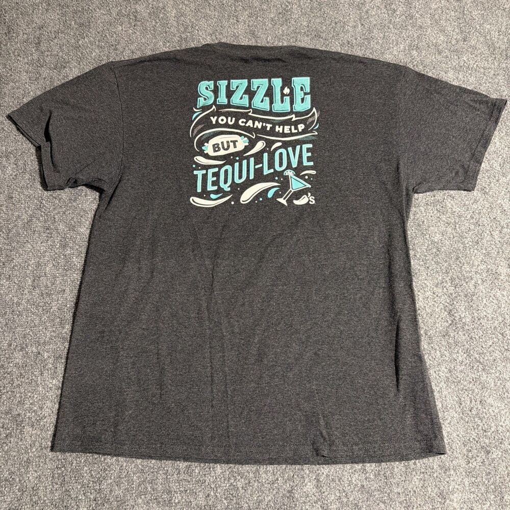 I'm Feeling Fajitas & 'Ritas T-Shirt Mens Size Large Gray Short Sleeve Chilis